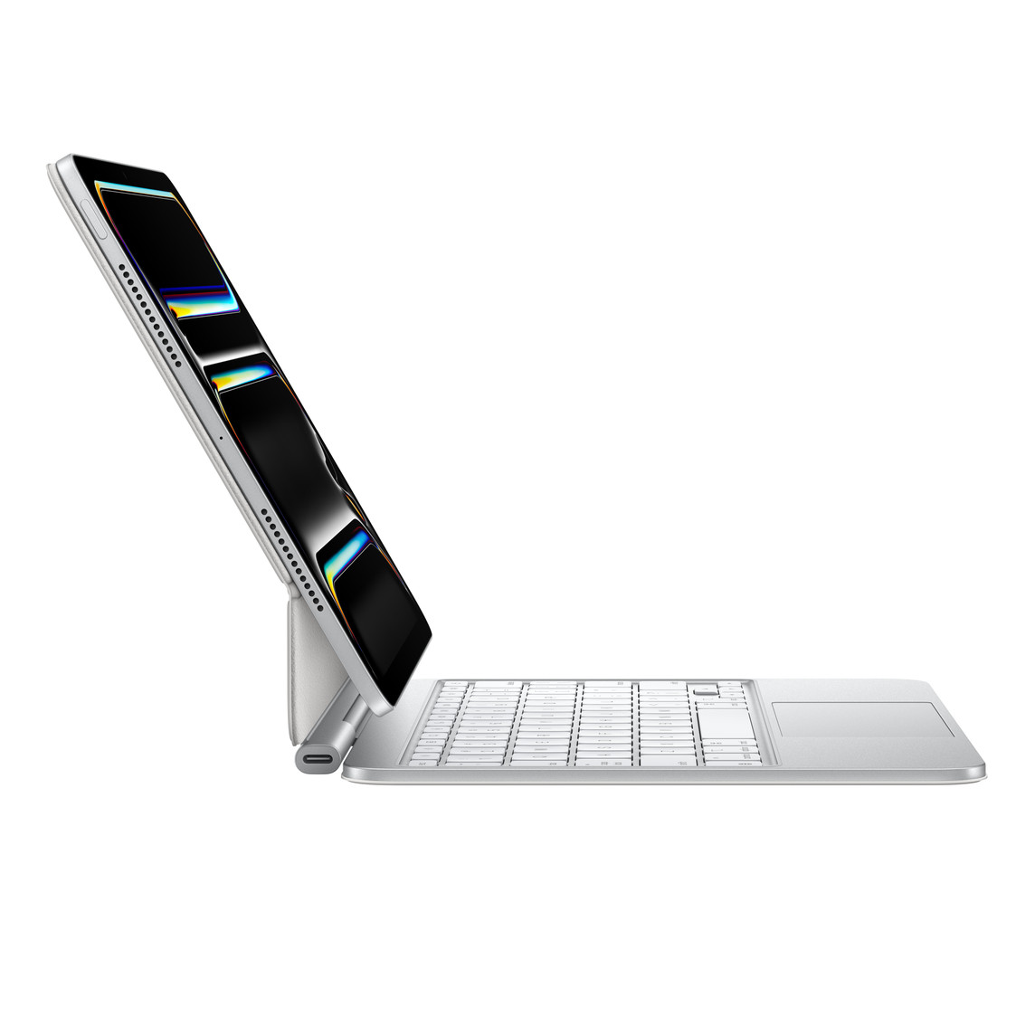 Клавиатура Magic Keyboard С Тачпадом iPad Pro 11 Белая 2024 MWR03