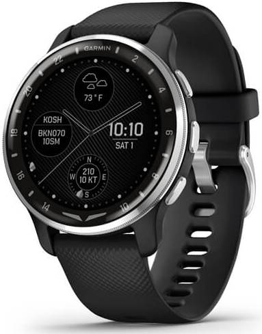 Garmin D2 Air X10 Авиационные Черные с Черным Ремешком (010-02496-19)