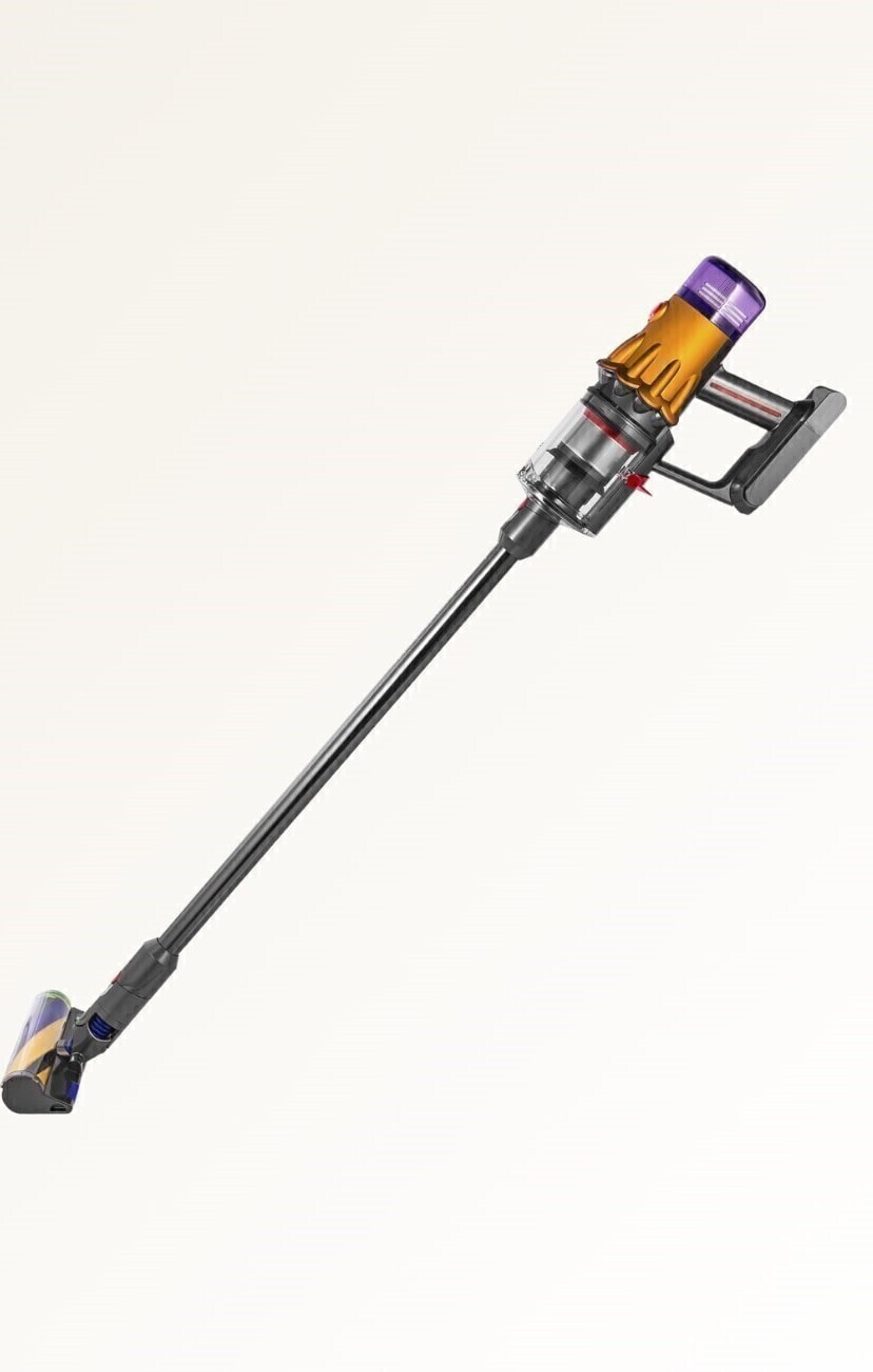 Вертикальный Пылесос Dyson V12 Detect Slim Absolute SV46 Желтый/Никель