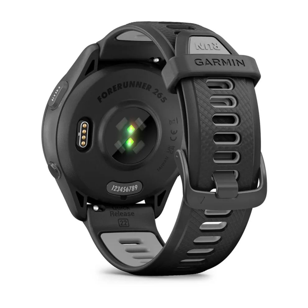 Garmin Forerunner 265 Черные с Черным Ремешком (010-02810-10)