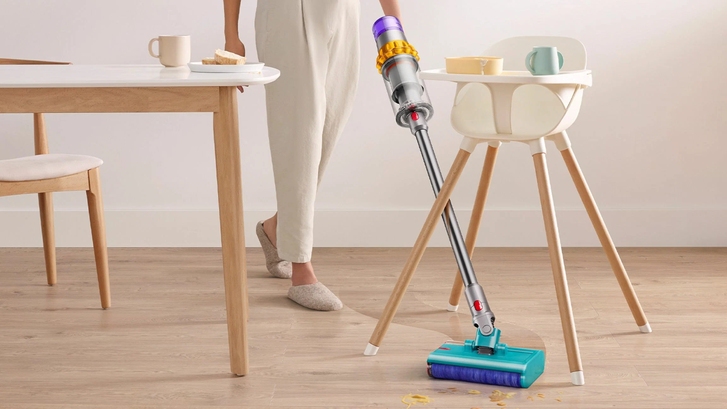 Вертикальный Пылесос Dyson V15S Submarine SV47 Желтый/Никель