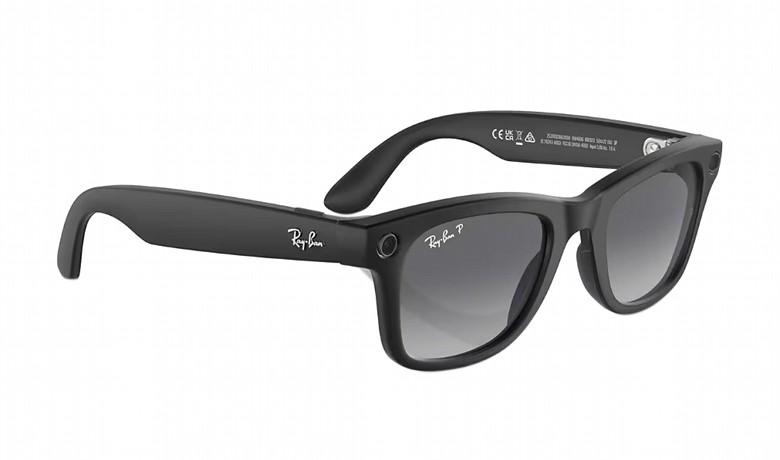 Очки Ray Ban Meta Glass Wayfarer S50 Черно-Графитовые RW4006