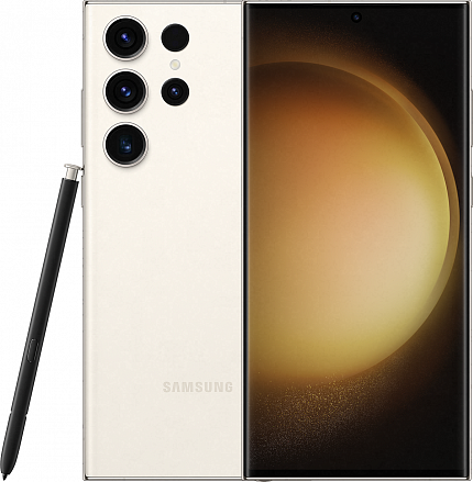 Samsung Galaxy S23 Ultra 8/256Gb Бежевый Snapdragon 5G