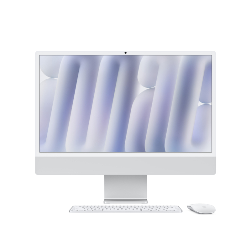 iMac 24 2024 M4 10C CPU/16/256ssd/10C GPU Серебристый MWUU3