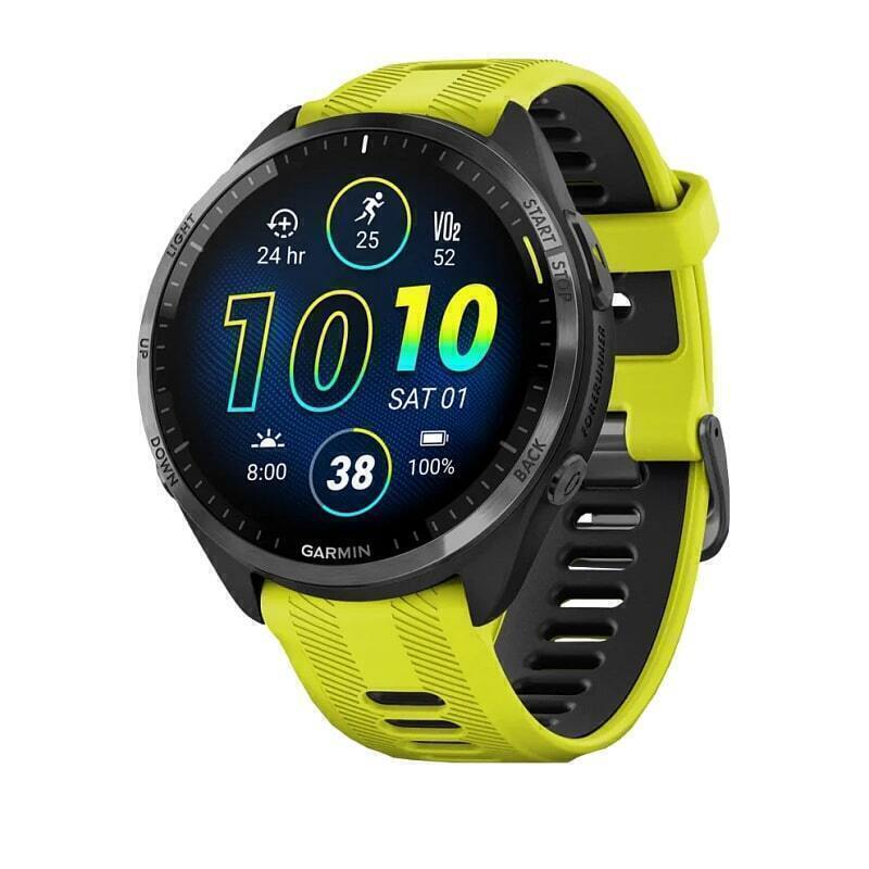 Garmin Forerunner 965 Черный с Желто-Черным Ремешком (010-02809-12)
