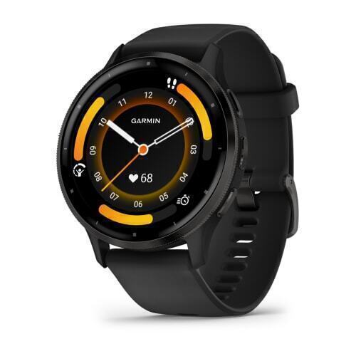 Garmin Venu 3 Черные с Серым Безелем (010-02784-01)