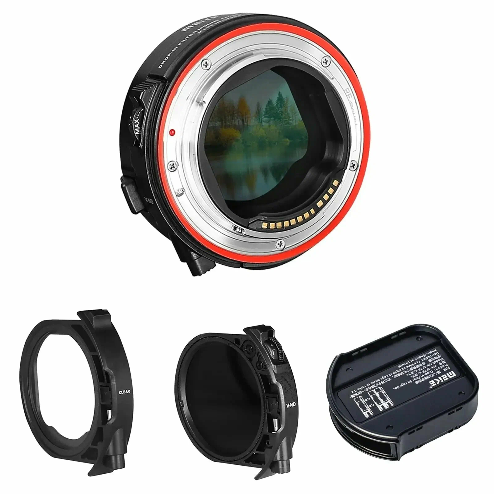 Meike EF-EOS R с VN-D+Clear с Фильтрами