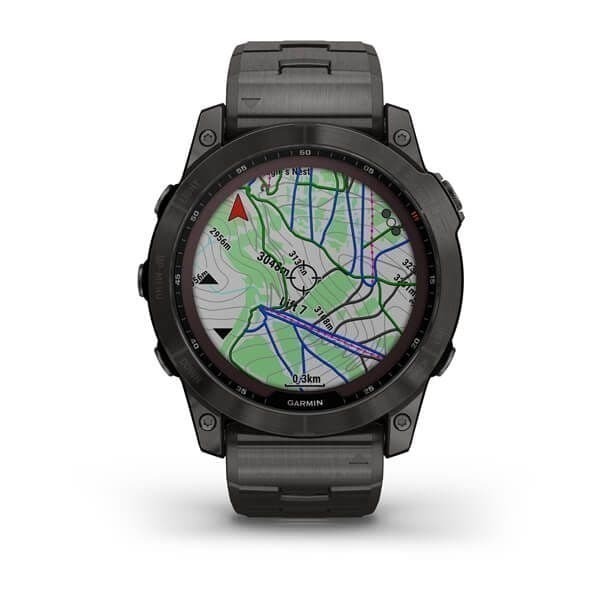 Garmin Fenix 7X Sapphire Solar Титановый Браслет (010-02541-27)